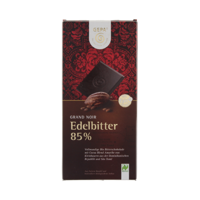 Bio Edelbitter 85% 100g DE-ÖKO-006