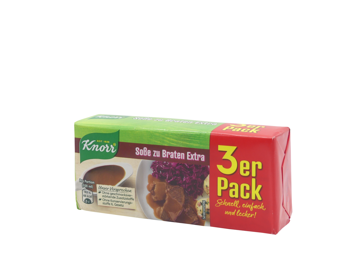 Knorr Sauce zu Braten Extra 3er Pack 69g Mobiler Dorfladen