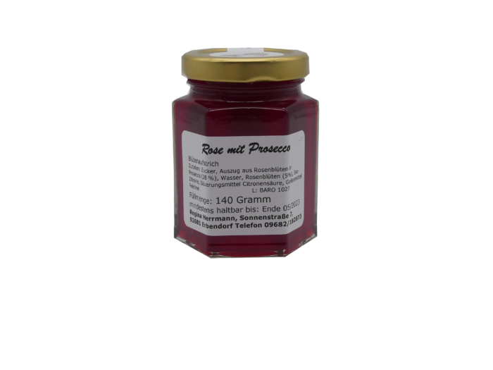 Kräuterstub´n Brotaufstrich Rose mit Prosecco 140 g