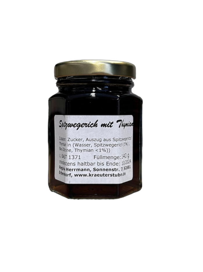 Kräuterstub´n Brotaufstrich Spitzwegerich mit Thymian 140g